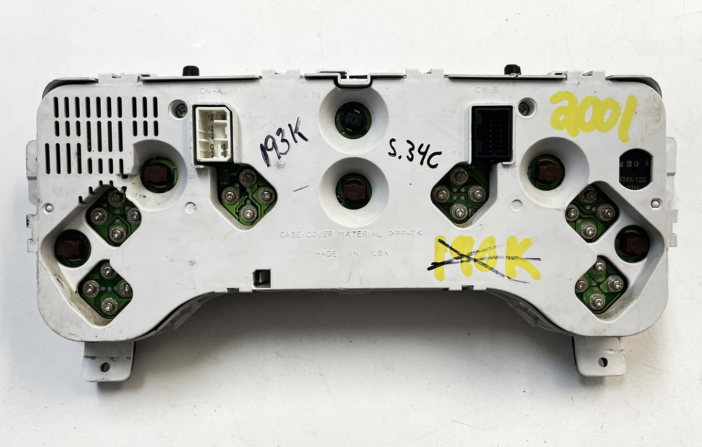 01-02 Jeep TJ Dash Cluster Gauges 56009170AF Wrangler Gauge Speedometer 193k