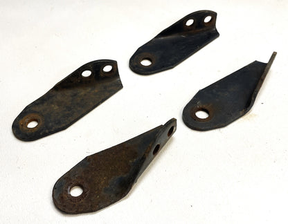 Soporte de montaje para espejo lateral Jeep CJ con tornillos Torx CJ5 CJ7 CJ8 bisagra de parabrisas