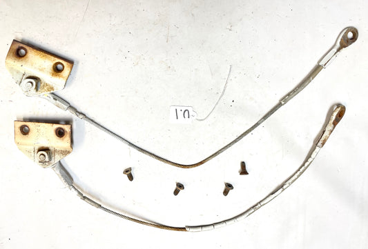 Jeep CJ7 CJ8 tailgate cable brackets tail gate bracket 76-86 FREE SHIPPING