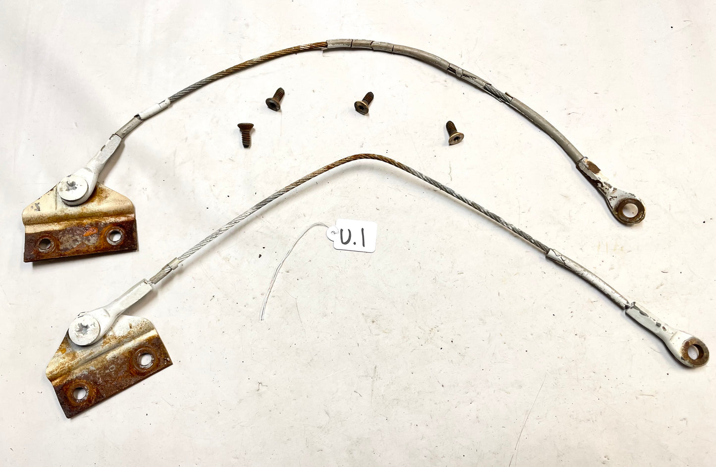 Jeep CJ7 CJ8 tailgate cable brackets tail gate bracket 76-86 FREE SHIPPING