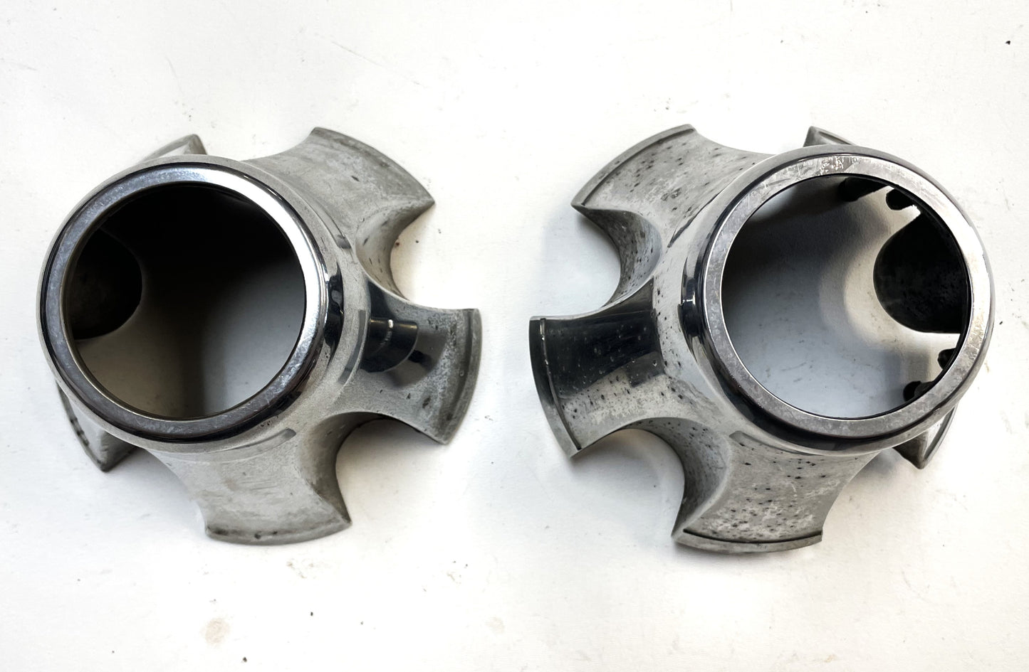 Jeep Laredo Chrome Center Caps Front Wheels CJ5 CJ7 CJ8 AMC Cap Wheel Centers !