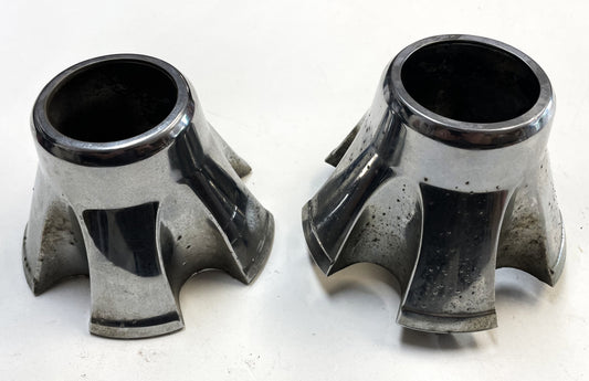 Jeep Laredo Chrome Center Caps Front Wheels CJ5 CJ7 CJ8 AMC Cap Wheel Centers !