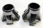 Jeep Laredo Chrome Center Caps Front Wheels CJ5 CJ7 CJ8 AMC Cap Wheel Centers !