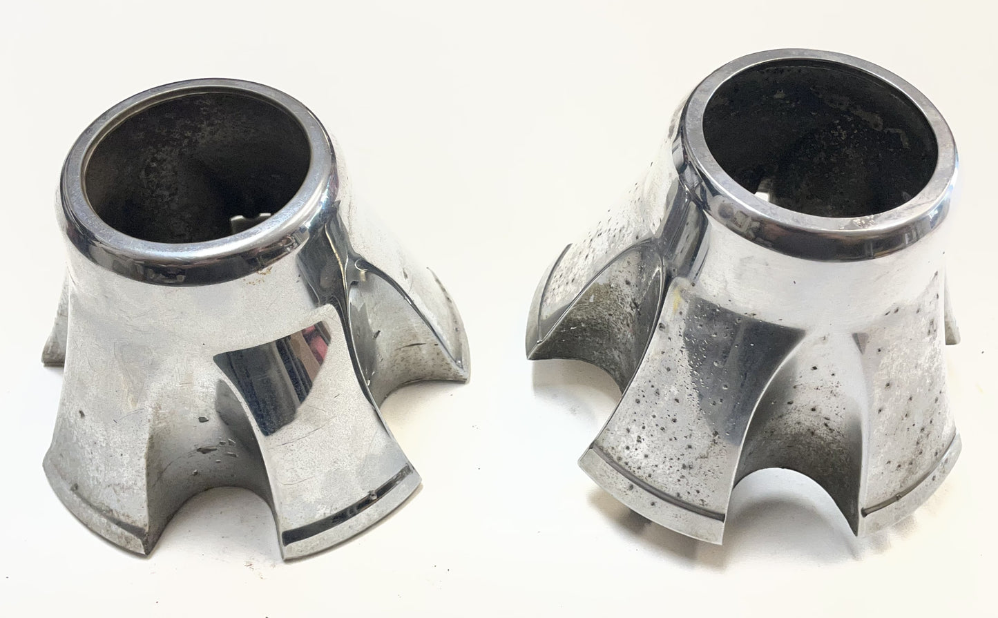 Jeep Laredo Chrome Center Caps Front Wheels CJ5 CJ7 CJ8 AMC Cap Wheel Centers !