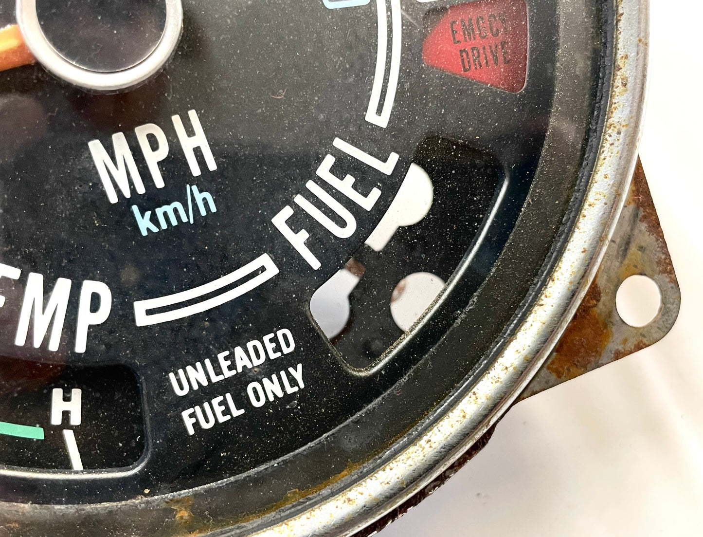 Jeep CJ Velocímetro Indicador de temperatura de combustible Odómetro 90 mph de fábrica CJ5 CJ7 CJ8 ! 