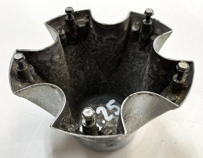 ¡Tapacubos cromados para ruedas traseras Jeep CJ Laredo, centros de tapacubos AMC CJ5 CJ7 CJ8! 