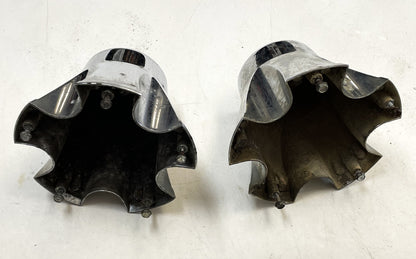 ¡Tapacubos cromados para ruedas traseras Jeep CJ Laredo, centros de tapacubos AMC CJ5 CJ7 CJ8! 
