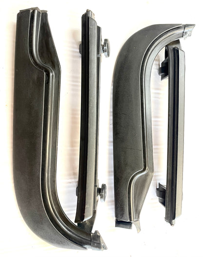 Marcos de puerta para Jeep TJ Wrangler, puertas completas o medias, 97-06, capota blanda, molduras de plástico. 