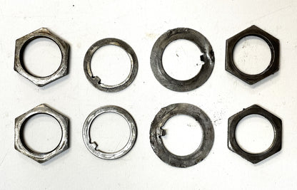 Jeep Dana 30 Spindle Nuts and Washers Washer Nut 72-86 CJ5 CJ7 CJ8