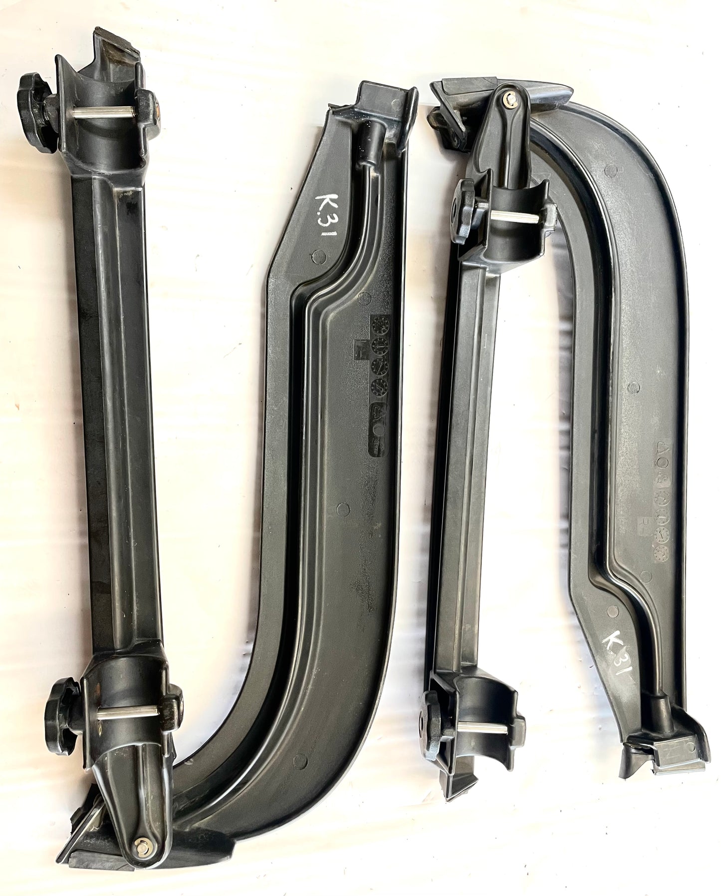 Marcos de puerta para Jeep TJ Wrangler, puertas completas o medias, 97-06, capota blanda, molduras de plástico. 