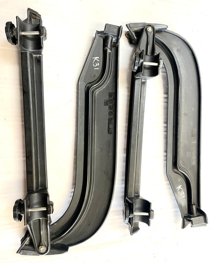 Marcos de puerta para Jeep TJ Wrangler, puertas completas o medias, 97-06, capota blanda, molduras de plástico. 