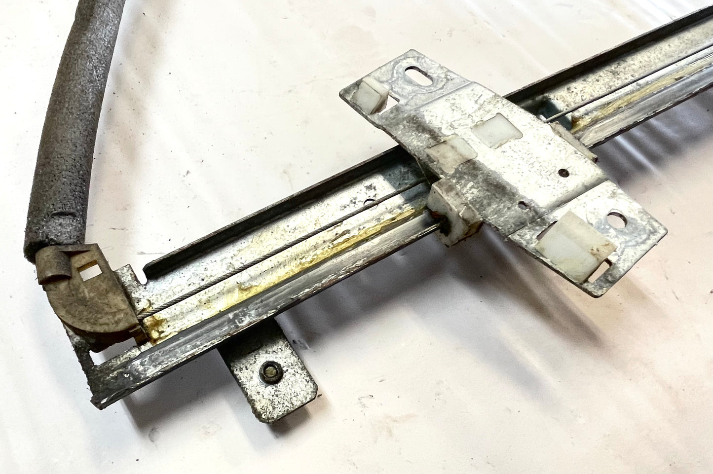 Regulador de ventana del lado del conductor del Jeep TJ 97-06 Wrangler puerta dura izquierda completa con manija 