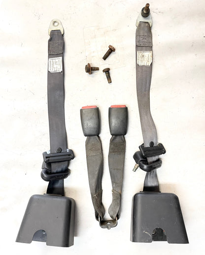 Jeep TJ rear seat belts fit 97-02 Wrangler shoulder belt female buckle back seat