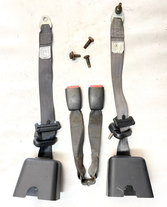 Jeep TJ rear seat belts fit 97-02 Wrangler shoulder belt female buckle back seat