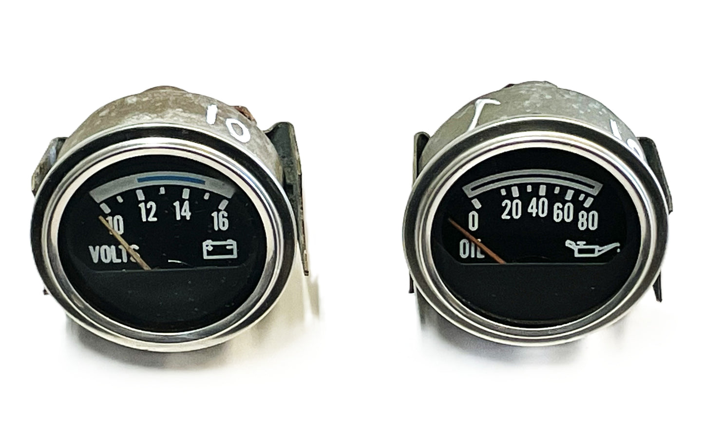 Medidor de presión de aceite y voltaje de fábrica Jeep CJ faria CJ5 CJ7 CJ8 ¡medidores AMC batería! 