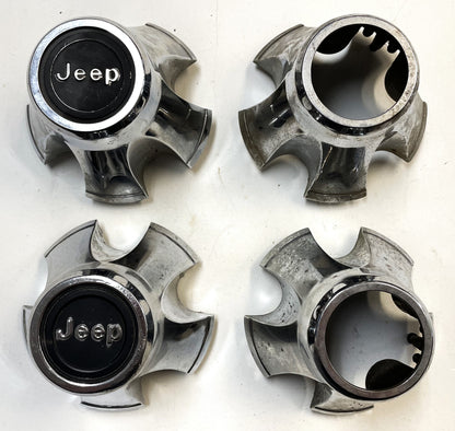 Tapacubos cromados de fábrica para Jeep CJ CJ5 CJ7, tapacubos Laredo, ¡ENVÍO GRATIS! 