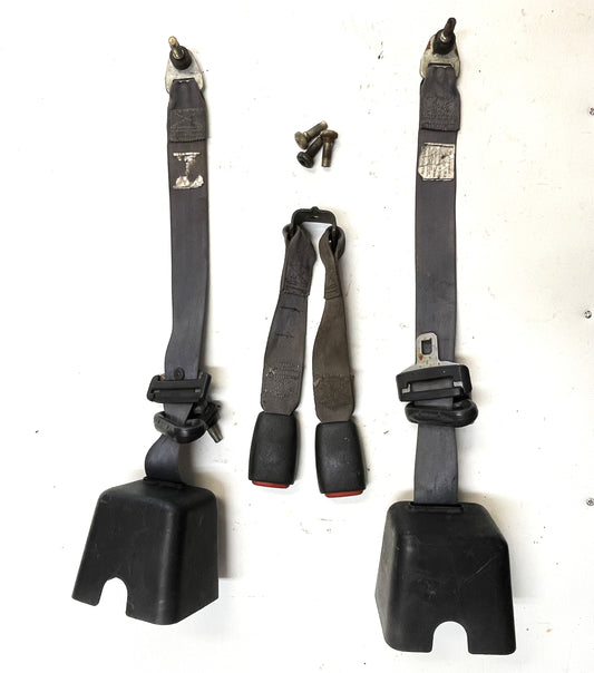 Cinturones de seguridad traseros para Jeep TJ compatibles con Wrangler 97-02, cinturón de hombro con hebilla hembra para asiento trasero [10] 