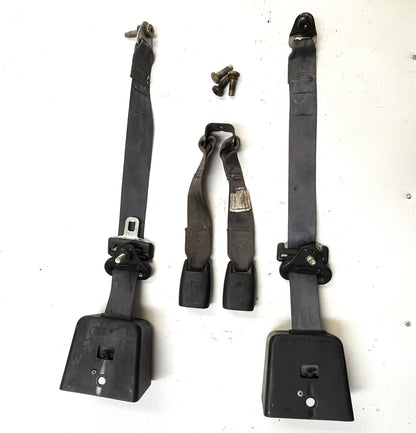 Cinturones de seguridad traseros para Jeep TJ compatibles con Wrangler 97-02, cinturón de hombro con hebilla hembra para asiento trasero [10] 