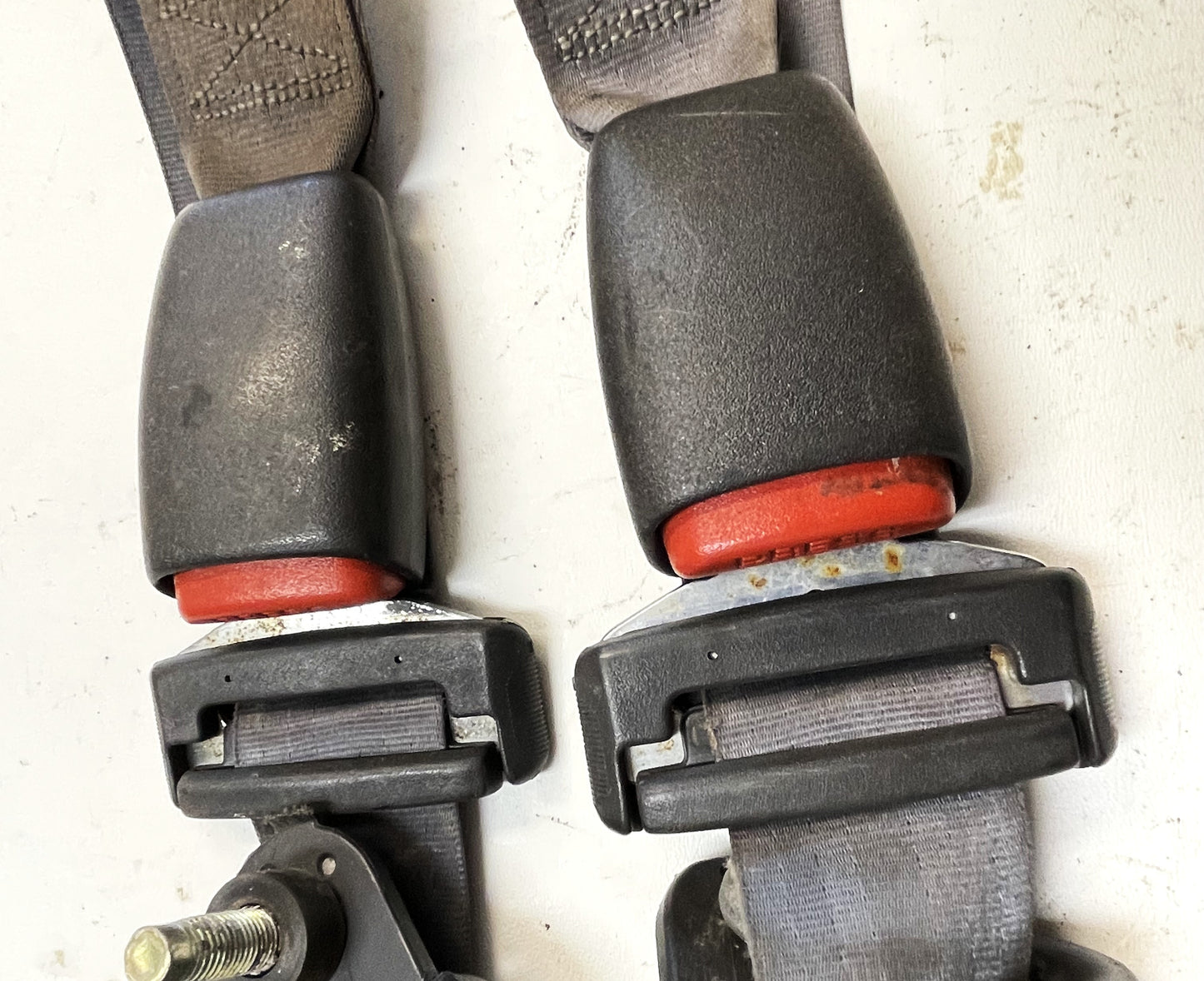 Cinturones de seguridad traseros para Jeep TJ compatibles con Wrangler 97-02, cinturón de hombro con hebilla hembra para asiento trasero [10] 