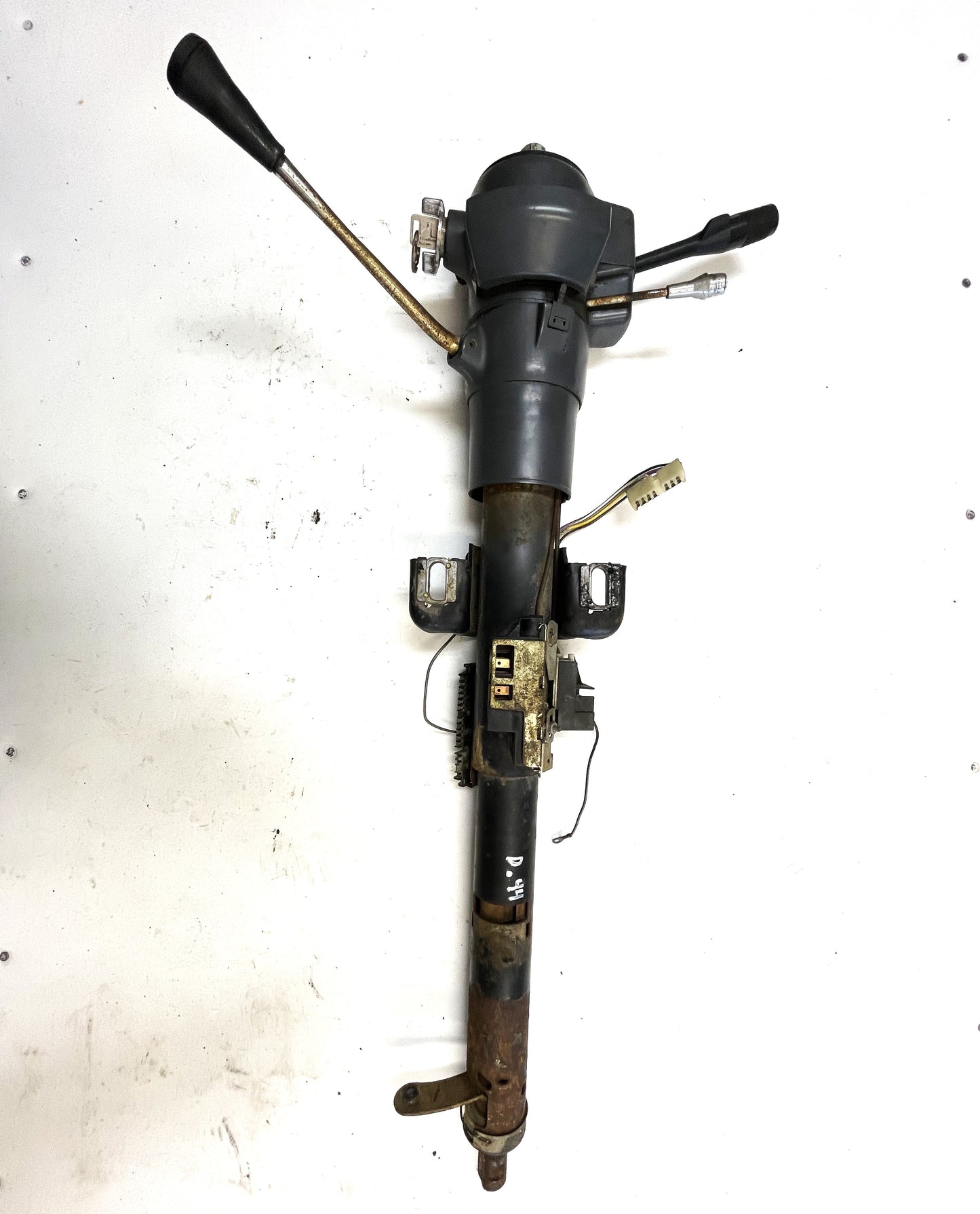 Columna de dirección automática inclinable para Jeep YJ, moldura gris, Wrangler 87-95, LISTO PARA ATORNILLAR