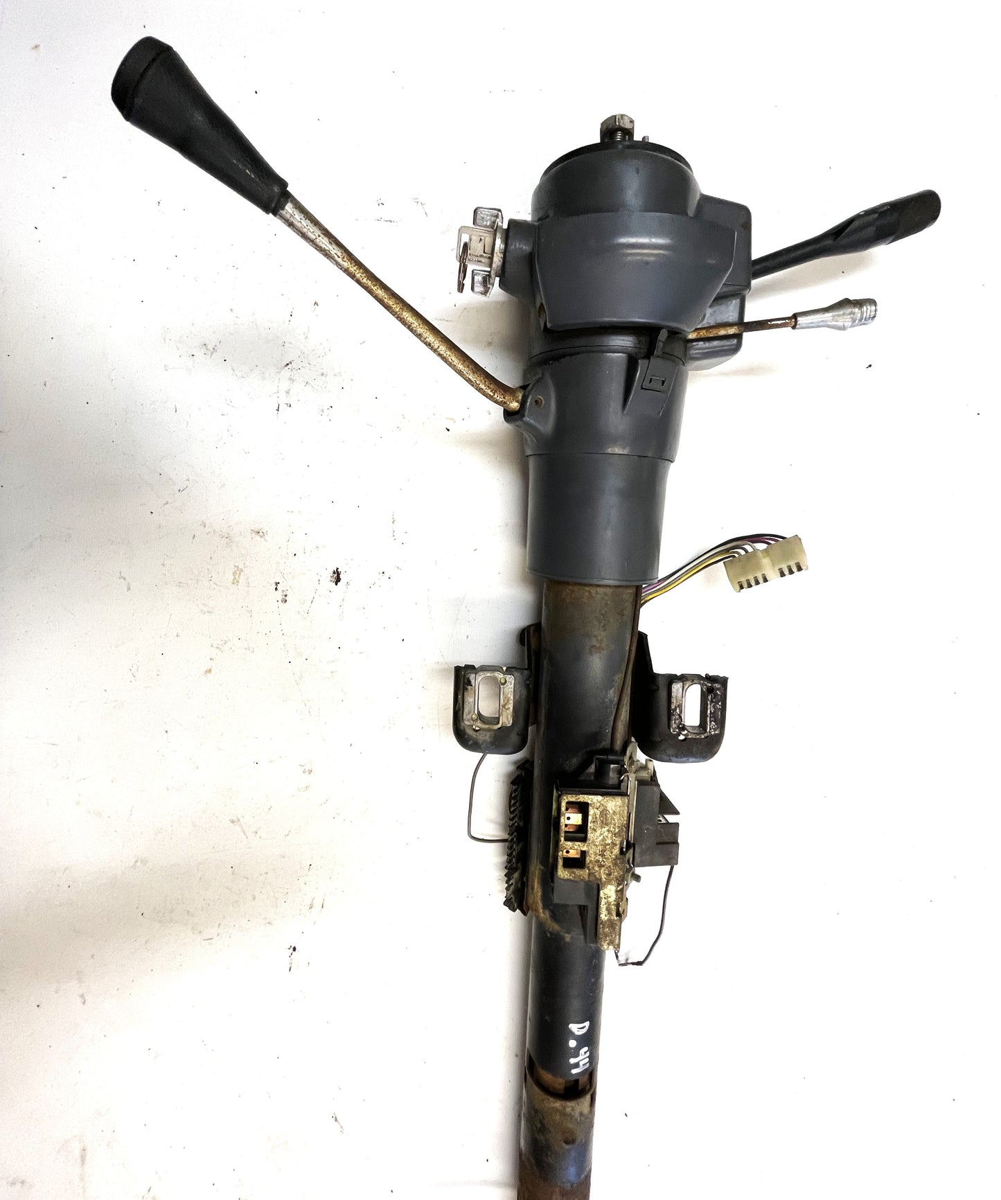 Columna de dirección automática inclinable para Jeep YJ, moldura gris, Wrangler 87-95, LISTO PARA ATORNILLAR