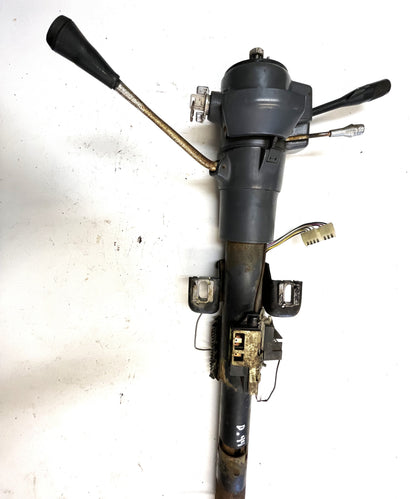 Columna de dirección automática inclinable para Jeep YJ, moldura gris, Wrangler 87-95, LISTO PARA ATORNILLAR