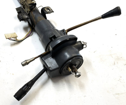 Columna de dirección automática inclinable para Jeep YJ, moldura gris, Wrangler 87-95, LISTO PARA ATORNILLAR