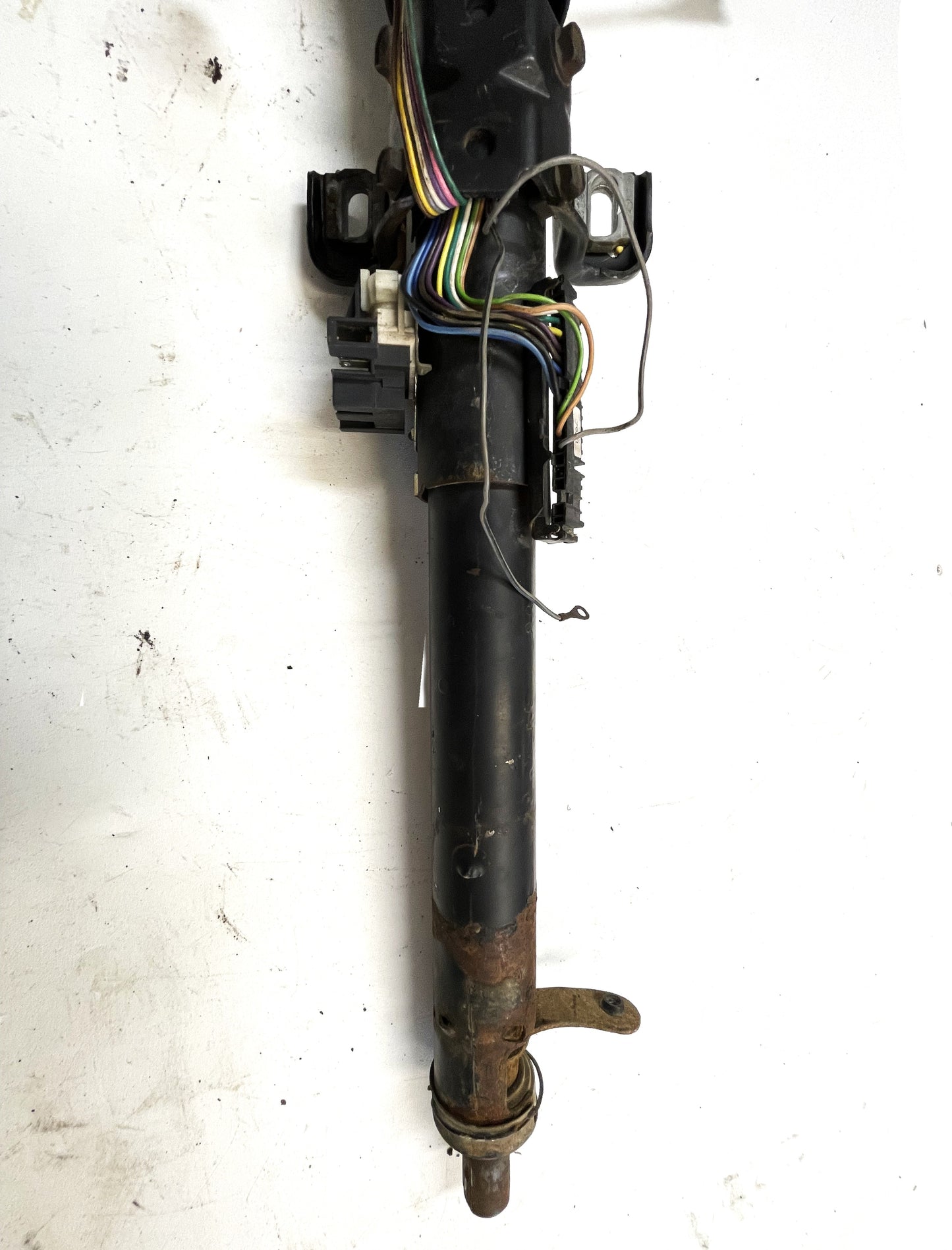 Columna de dirección automática inclinable para Jeep YJ, moldura gris, Wrangler 87-95, LISTO PARA ATORNILLAR