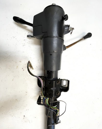 Columna de dirección automática inclinable para Jeep YJ, moldura gris, Wrangler 87-95, LISTO PARA ATORNILLAR