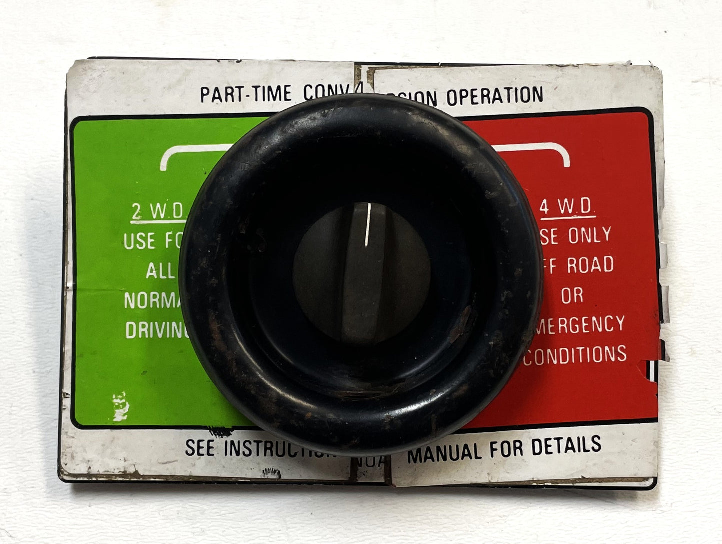 Jeep Quadra-Trac Emergency Drive Switch CJ7 Wagoneer Cherokee J10 Quadratrac 4x4