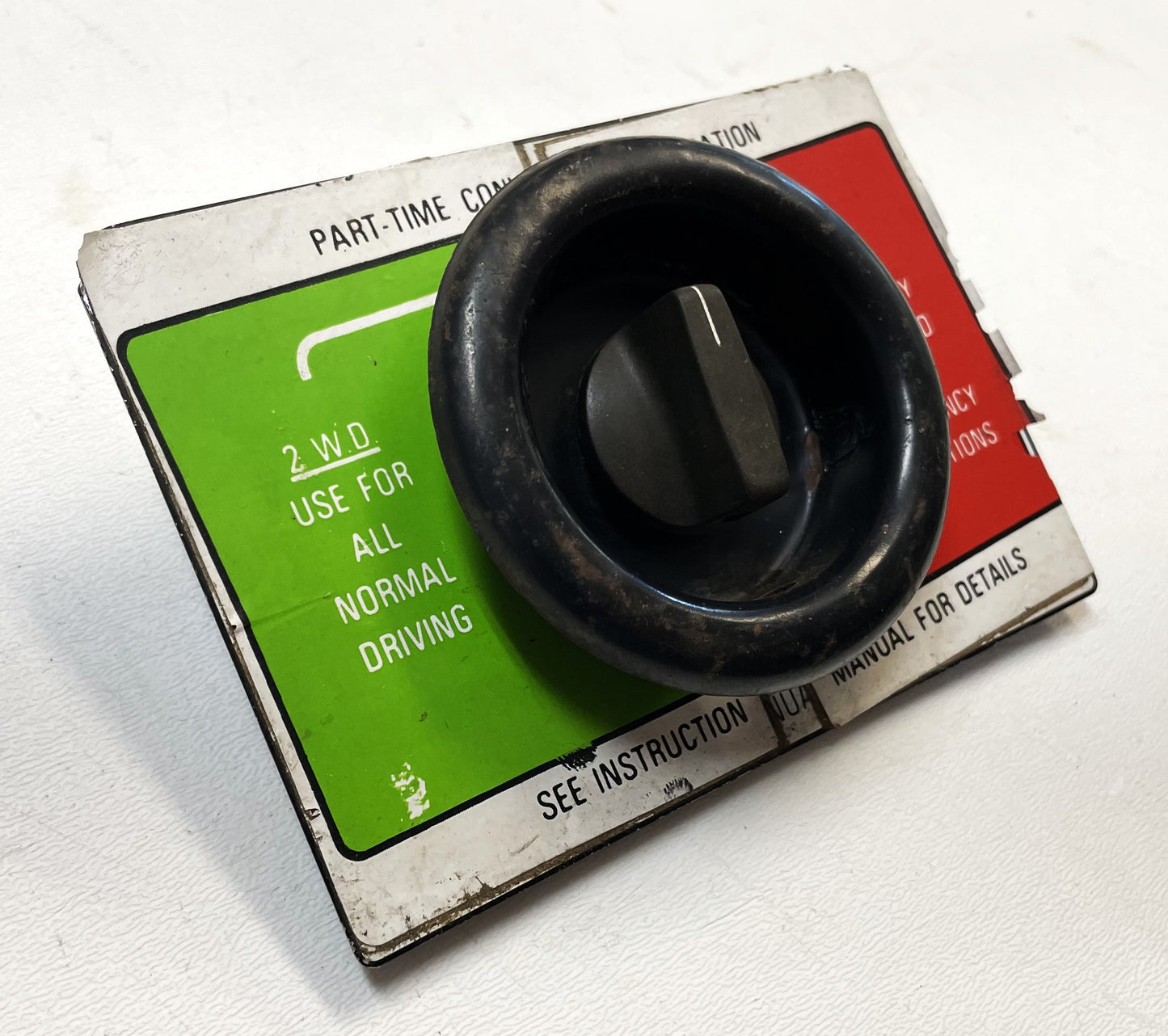 Jeep Quadra-Trac Emergency Drive Switch CJ7 Wagoneer Cherokee J10 Quadratrac 4x4