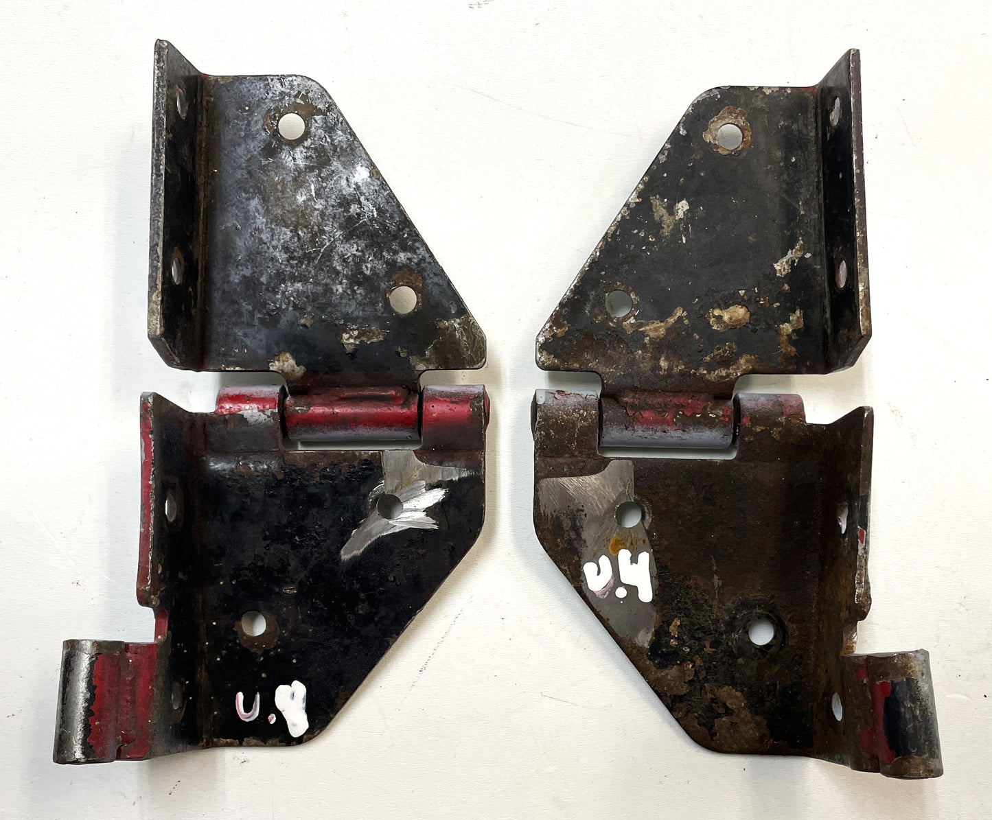 Bisagras de parabrisas para Jeep YJ Wrangler, bisagra para conductor y pasajero, color rojo, 87-95, ENVÍO GRATIS 