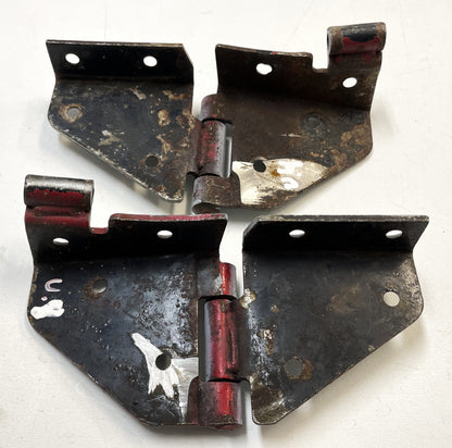 Bisagras de parabrisas para Jeep YJ Wrangler, bisagra para conductor y pasajero, color rojo, 87-95, ENVÍO GRATIS 