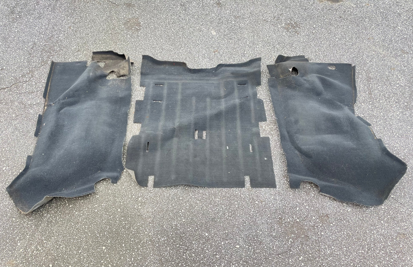 Jeep TJ Wrangler rear carpet black back seat area 03 04 05 06 fender wells