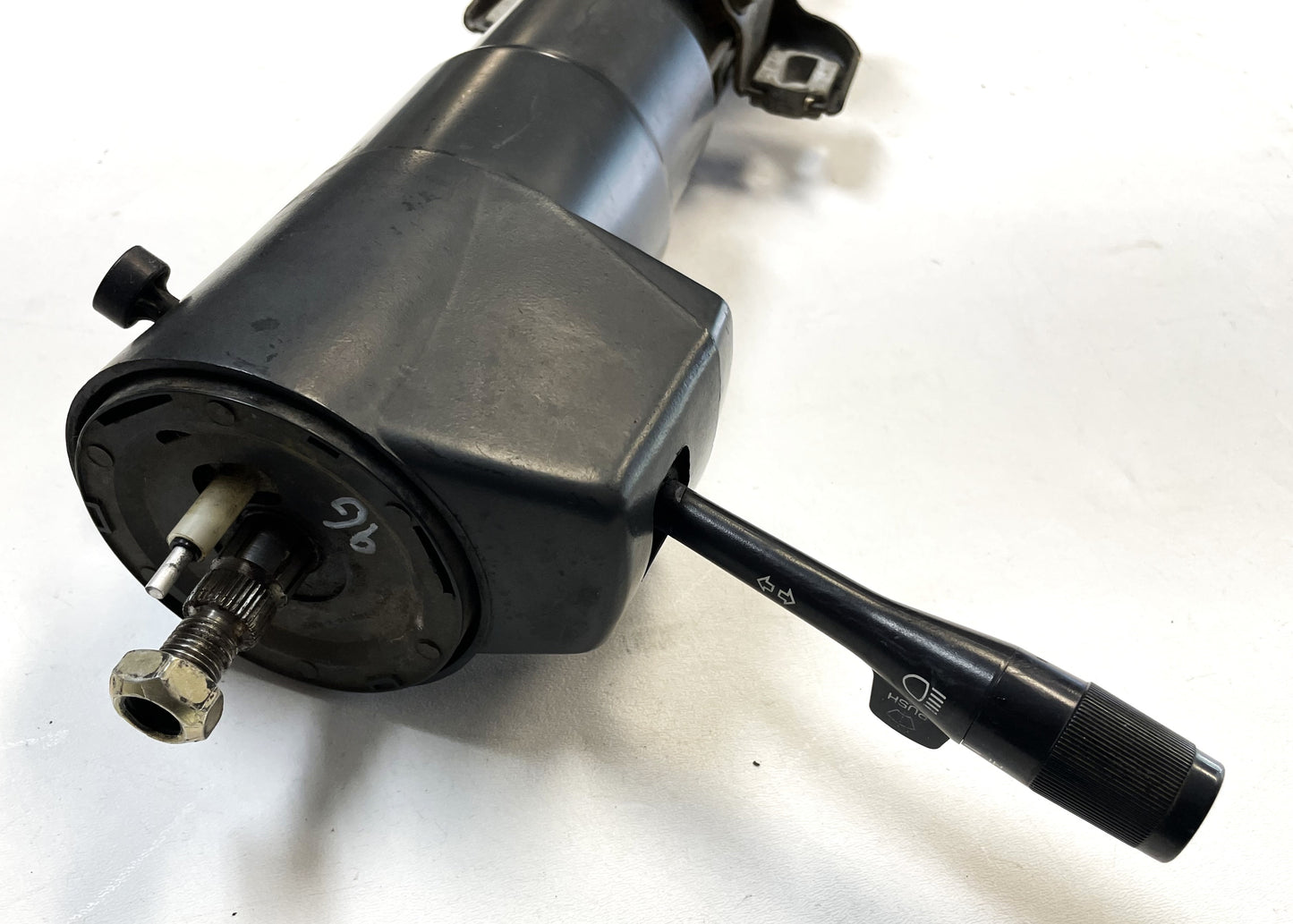 Jeep YJ Gray Steering Column manual NOT TILT 87-95 Wrangler grey BOLT IN READY