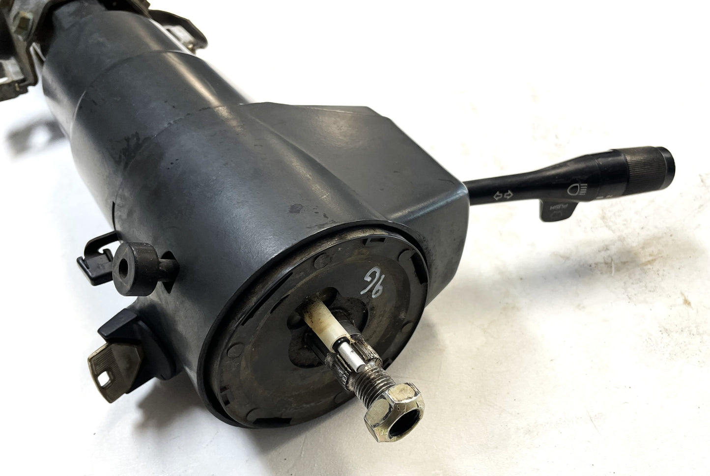 Jeep YJ Gray Steering Column manual NOT TILT 87-95 Wrangler grey BOLT IN READY