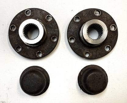 Jeep CJ dana 30 drive flanges front axle hub CJ5 CJ7 72-80 Quadratrac 27 spline