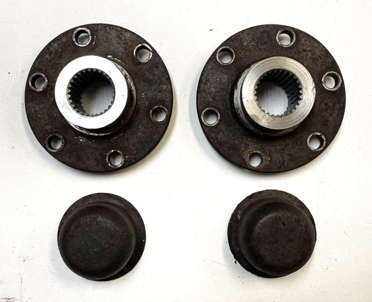 Jeep CJ dana 30 drive flanges front axle hub CJ5 CJ7 72-80 Quadratrac 27 spline