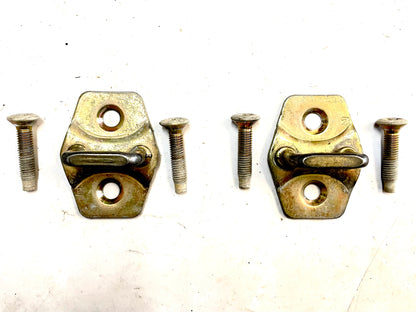 Jeep TJ Wrangler door striker latch catch screws hard doors left right FREE SHIP