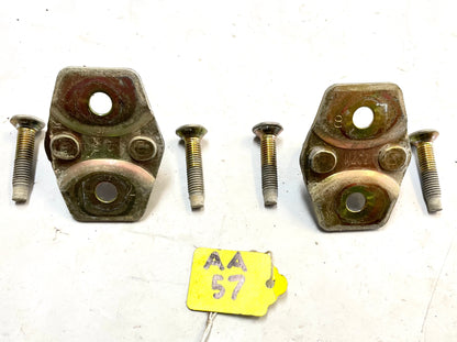 Jeep TJ Wrangler door striker latch catch screws hard doors left right FREE SHIP