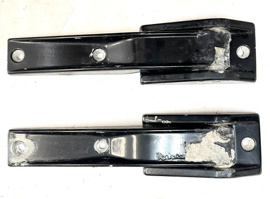 Bisagras para puerta trasera de Jeep Wrangler TJ 97-02, juego de bisagras negras para puerta trasera