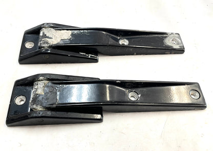 Bisagras para puerta trasera de Jeep Wrangler TJ 97-02, juego de bisagras negras para puerta trasera