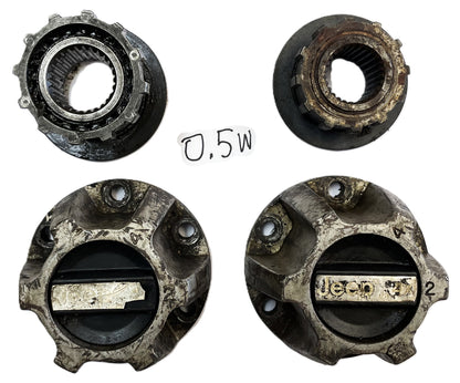 Bujes de bloqueo de 6 pernos para Jeep CJ CJ5 CJ7, eje delantero Dana 30 de 27 estrías ¡ENVÍO GRATIS! 