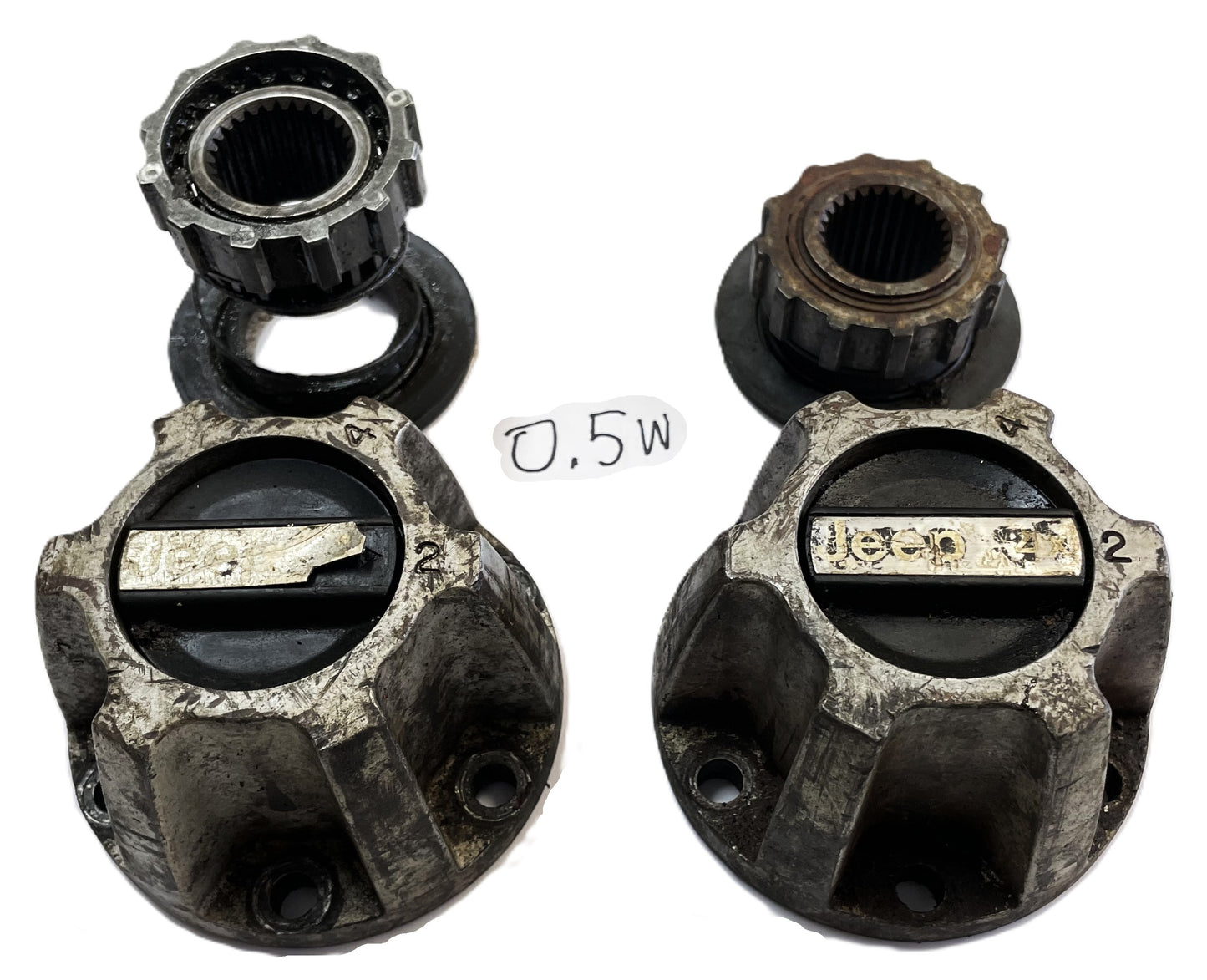 Bujes de bloqueo de 6 pernos para Jeep CJ CJ5 CJ7, eje delantero Dana 30 de 27 estrías ¡ENVÍO GRATIS! 