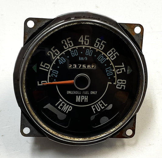 rare 1980 Jeep CJ Factory Speedometer CJ5 CJ7 CJ8 Gauge 85 mph NO FUEL OR TEMP