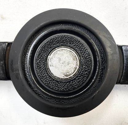 Jeep CJ steering wheel fits 76-86 CJ5 CJ7 CJ8 horn button Factory Black