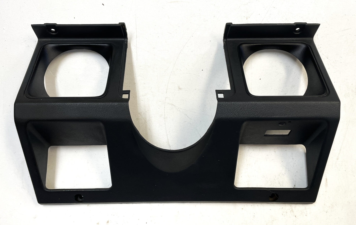 Jeep YJ dash trim plastic bezels 87-95 Wrangler dark grey glove box column