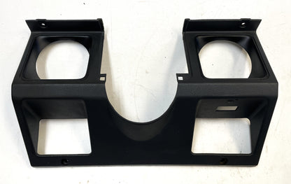Jeep YJ dash trim plastic bezels 87-95 Wrangler dark grey glove box column