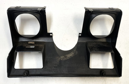 Jeep YJ dash trim plastic bezels 87-95 Wrangler dark grey glove box column