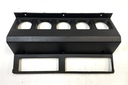 Jeep YJ dash trim plastic bezels 87-95 Wrangler dark grey glove box column